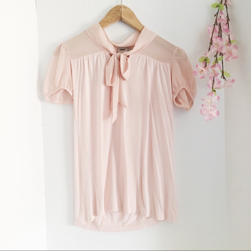 Asos Bow Neck Blouse